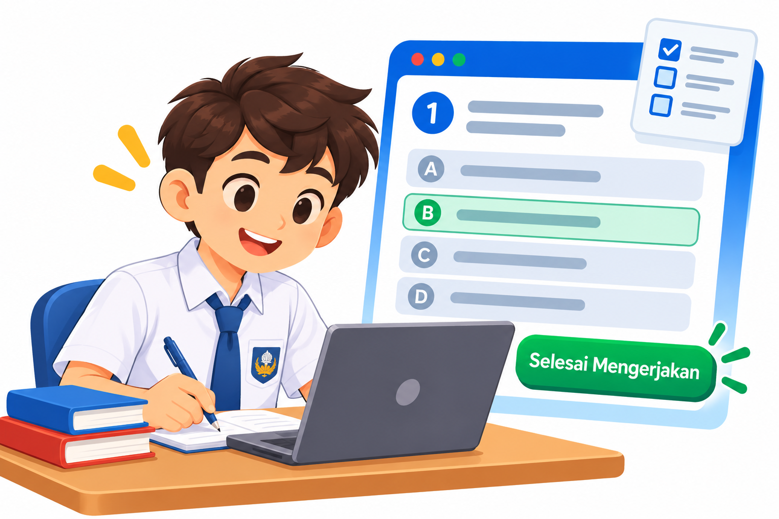 Cara Mengerjakan Quiz di Pintar+ - Panduan Siswa
